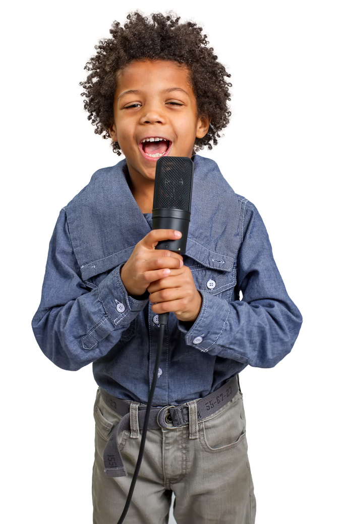 Singing boy.
